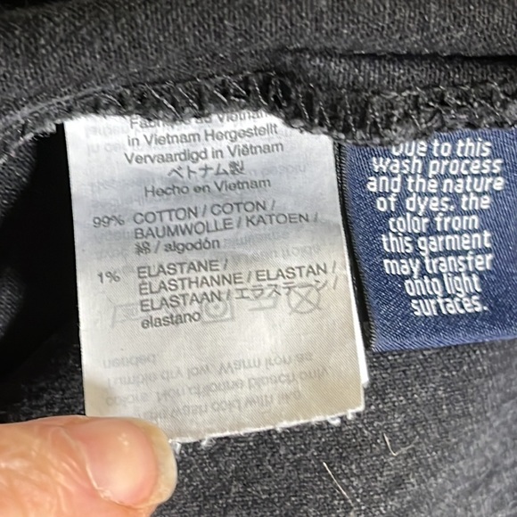 Madewell J.Crew Black Denim Jean Mini skirt Distressed size 29 - Picture 10 of 10